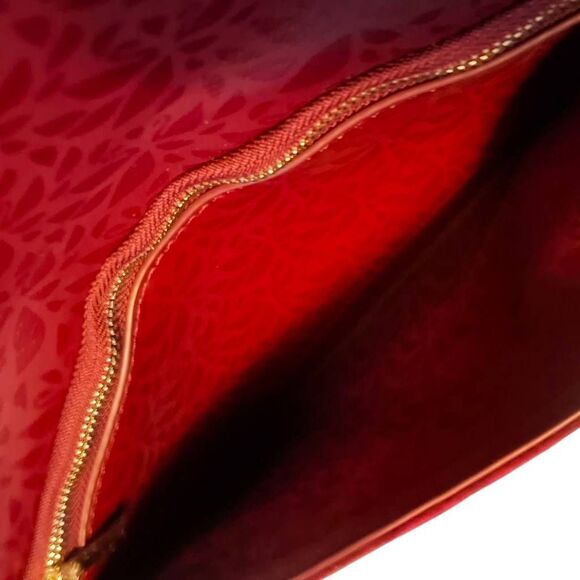 Swarovski Red Velvet Crystal Clutch Purse Evening Bag Elegant NWT - Picture 5 of 6